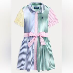 Polo Ralph Lauren Kids striped color-block shirtdress
